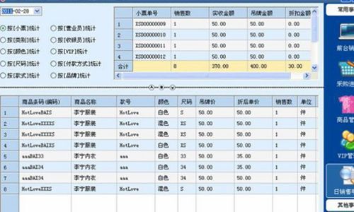 服装进销存管理系统帮助门店做好数据分析